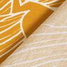 Decor Fabric Canvas large leaves – curry yellow,  thumbnail number 4