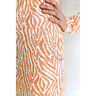 GOTS French Terry Zebra | Tula – light beige/orange,  thumbnail number 12