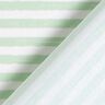 Cotton Cretonne casual stripes – pale mint/white,  thumbnail number 4