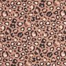 Decor Fabric Canvas Leopard polka dots – cinnamon/black,  thumbnail number 1
