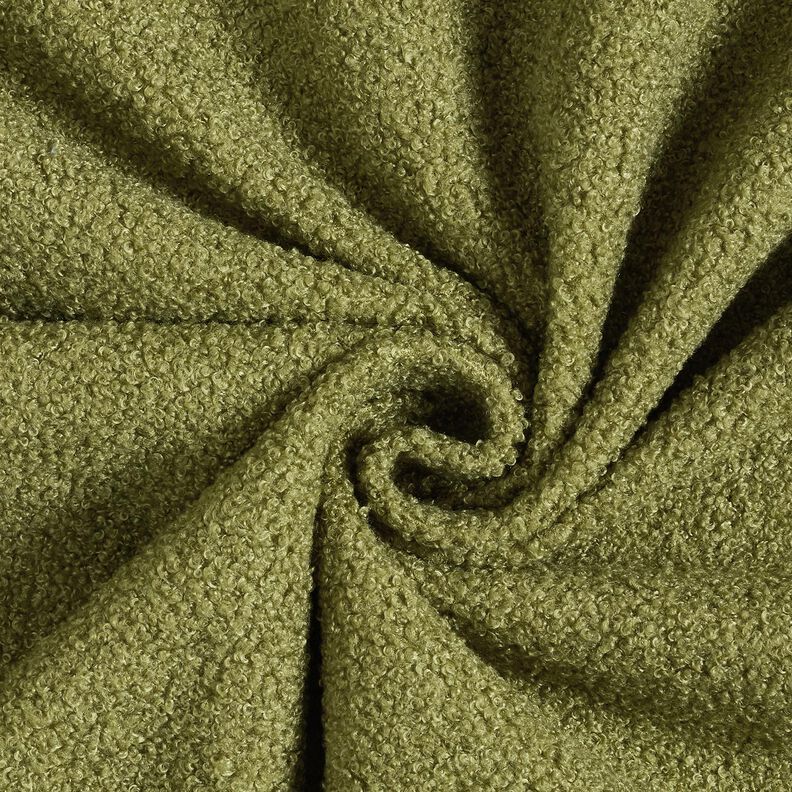 Upholstery Fabric Teddy soft – olive,  image number 1