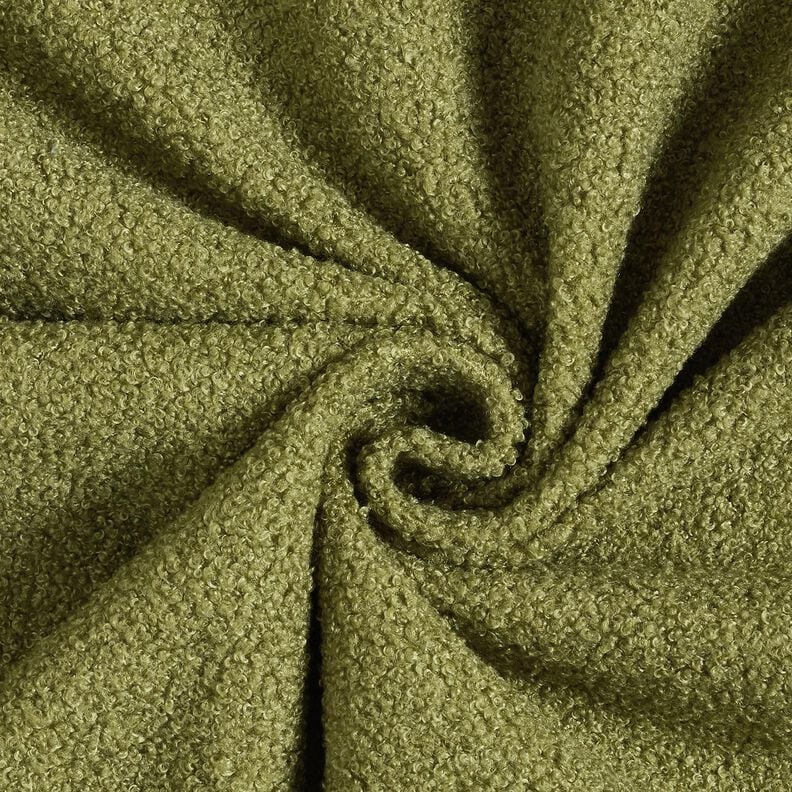 Upholstery Fabric Teddy soft – olive, image number 1