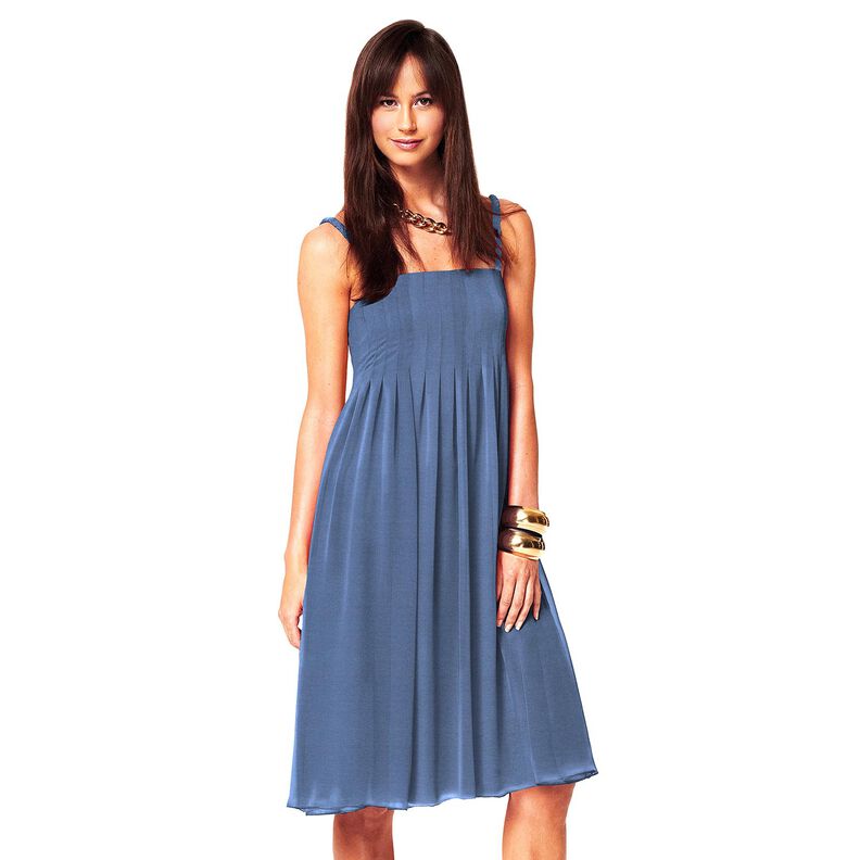 Medium Viscose Jersey – blue grey, image number 5