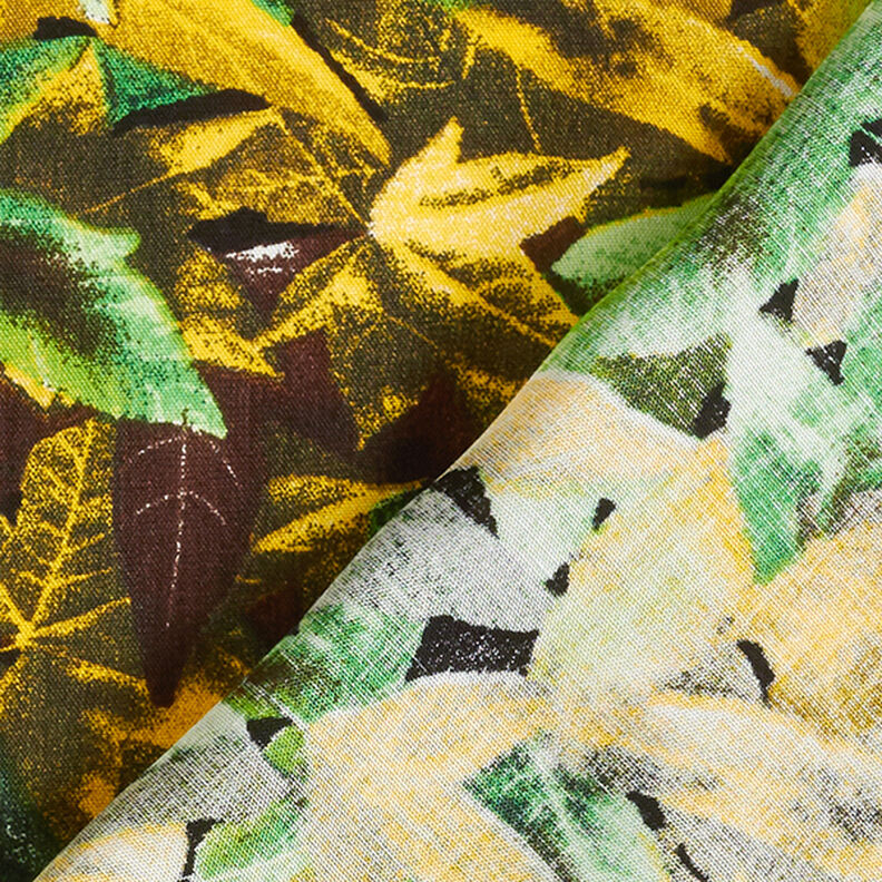 Jungle viscose fabric – olive, image number 4
