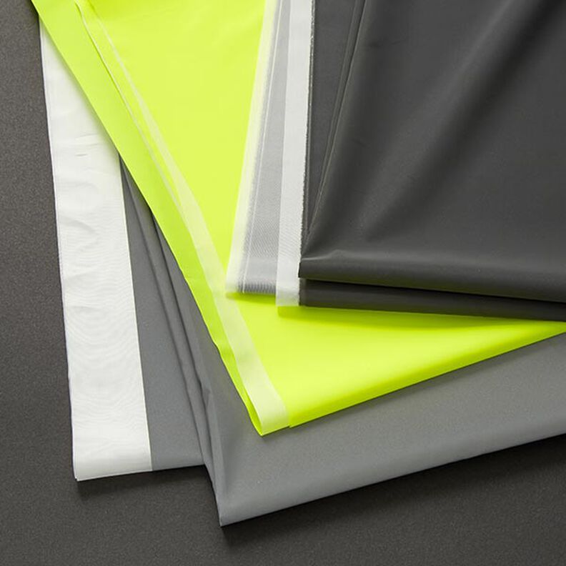 Reflective fabric – silver grey,  image number 6