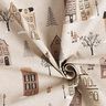 Decor Fabric Half Panama winter scene – natural/light brown,  thumbnail number 3