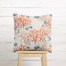 Decor Fabric Panama coral reef – light beige/terracotta,  thumbnail number 7
