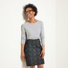 Garment Jacquard Brocade Flowers – black,  thumbnail number 6