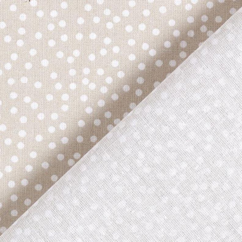 Cotton Cretonne Irregular Dots – sand,  image number 5