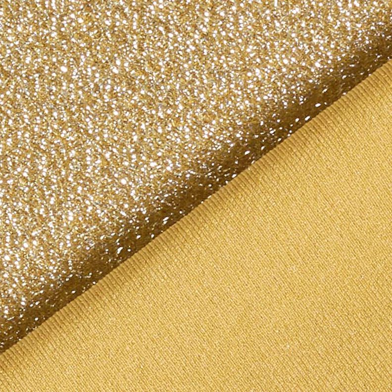Glamour Tinsel Glitter Jersey – mustard,  image number 3