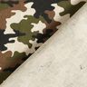 Decor Fabric Half Panama camouflage – natural/dark olive,  thumbnail number 4