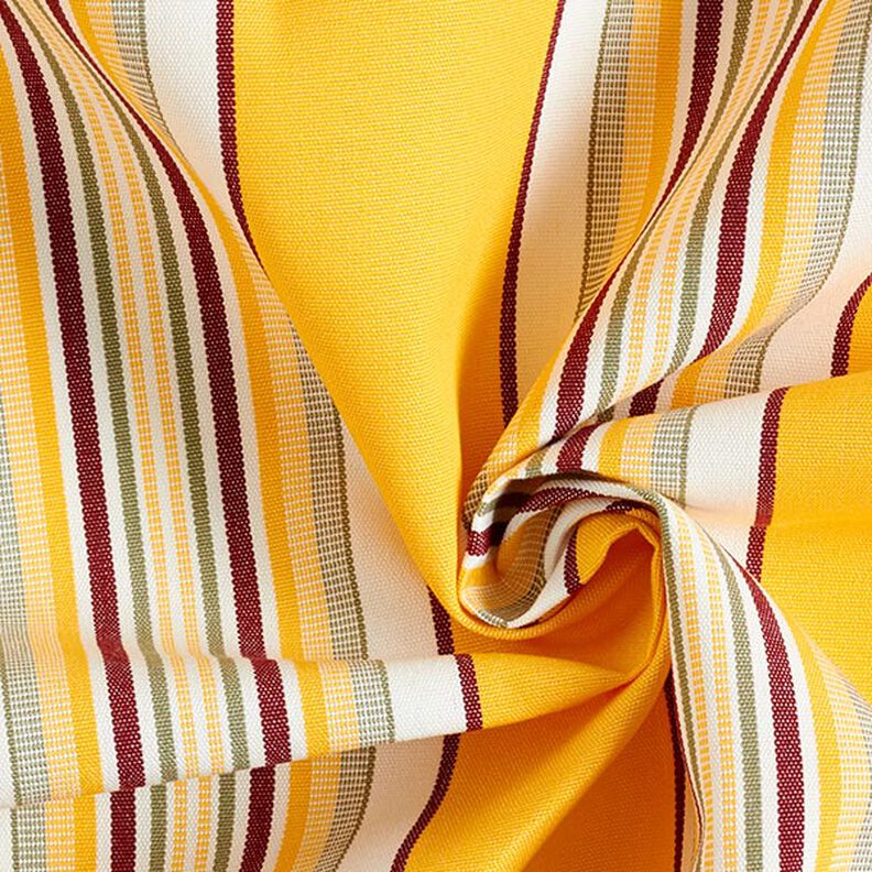 Awning Fabric Wide and Narrow Stripes – sunglow/white,  image number 3