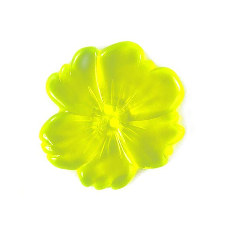 Plastic Button, Neon Flower 2,  image number 1