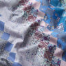 GOTS Cotton Batiste pattern blend colour gradient | TCC x LOOKS by Wolfgang Joop – blue/dark brown,  thumbnail number 3