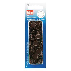 Colour Snaps Press Fasteners 4 – dark brown | Prym, 