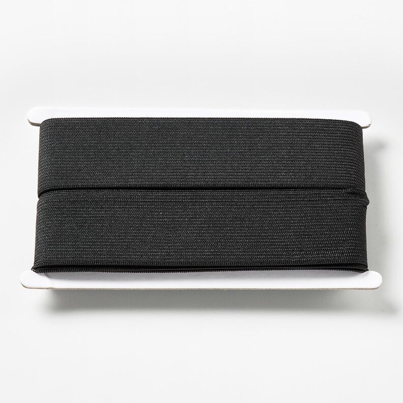 Smooth elastic tape [3 m | 40 mm] – black,  image number 1