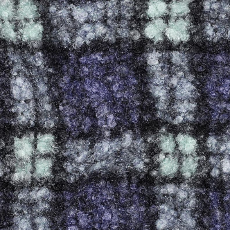 Knit Bouclé Check – lilac/pale mint, image number 2