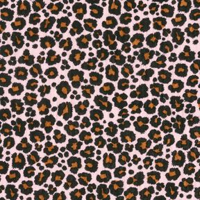 Double Gauze/Muslin Leopard Print – rosé/black, 
