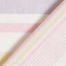 Decor Fabric Half Panama Colourful Stripe Mix Recycled – pastel mauve,  thumbnail number 4