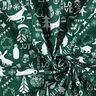 Cotton Cretonne Happy Holidays – blue spruce/white,  thumbnail number 3