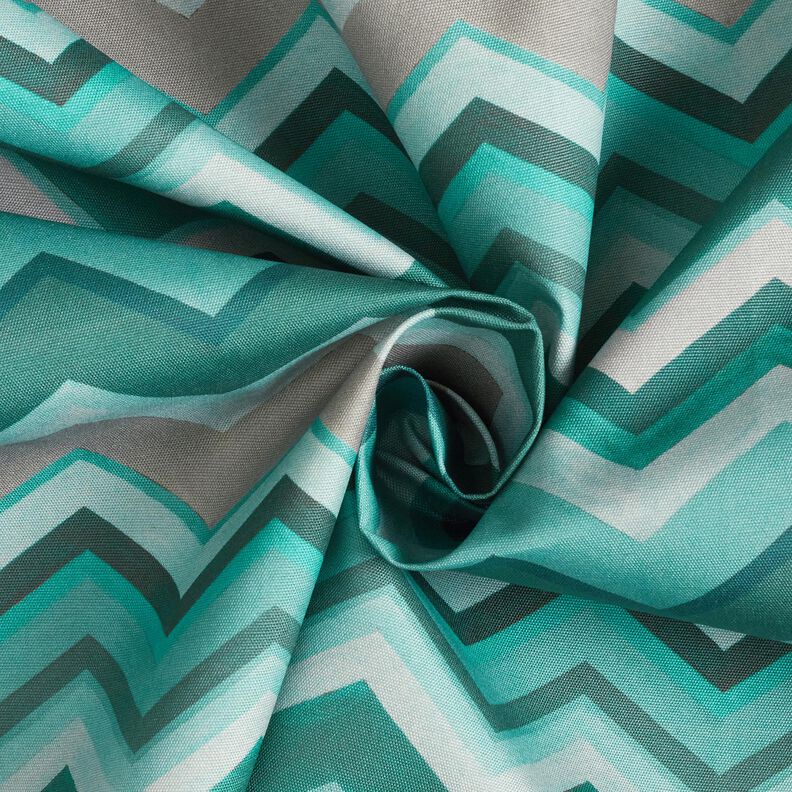 Outdoor Fabric Canvas Serrated – eucalyptus,  image number 3