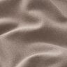 Cuffing Fabric Plain – dark taupe,  thumbnail number 4