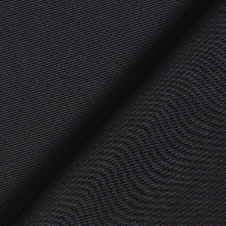 Plain lyocell blouse fabric – black,  image number 3