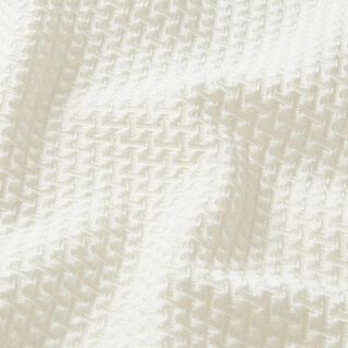 Diamonds Stretch Cloqué – white, 