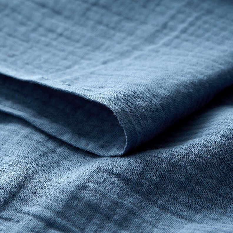 Double Gauze/Muslin – denim blue,  image number 5