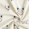 Cotton Jersey Fox’s face – offwhite,  thumbnail number 3