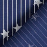 Cotton Poplin stripes & stars – navy blue/white,  thumbnail number 4