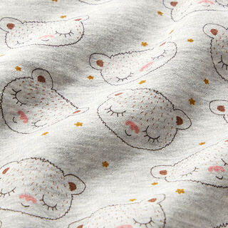Alpine Fleece tired bears Mottled – natural, 