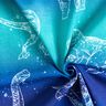 Cotton Jersey Dinosaur outlines | Glitzerpüppi – blue lilac/peppermint,  thumbnail number 3