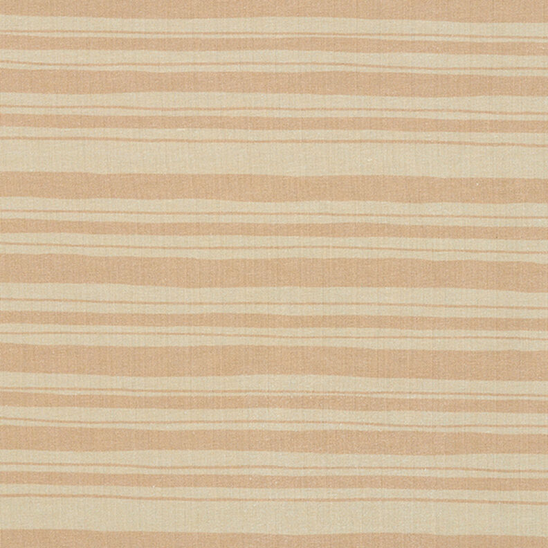 Irregular Stripes French Terry – fawn/dark beige,  image number 1