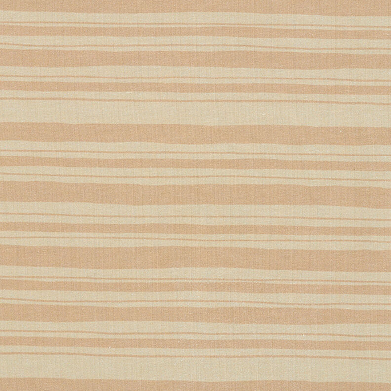 Irregular Stripes French Terry – fawn/dark beige,  image number 1