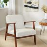 Upholstery Fabric Chenille Plain – offwhite,  thumbnail number 4