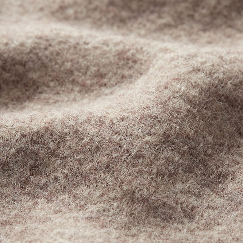 Fulled woollen loden Mottled – sand,  image number 2