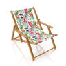 Outdoor Fabric Canvas Exotic flowers – white/green,  thumbnail number 8