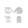 Jacket / Waistcoat | Burda 9234 | 116-146,  thumbnail number 8