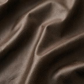 Upholstery Fabric Printed leather look – dark brown, 