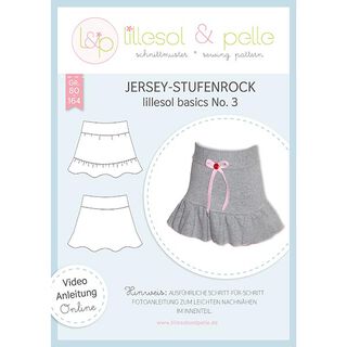Tiered Jersey Skirt, Lillesol & Pelle No. 3 | 80 - 164, 