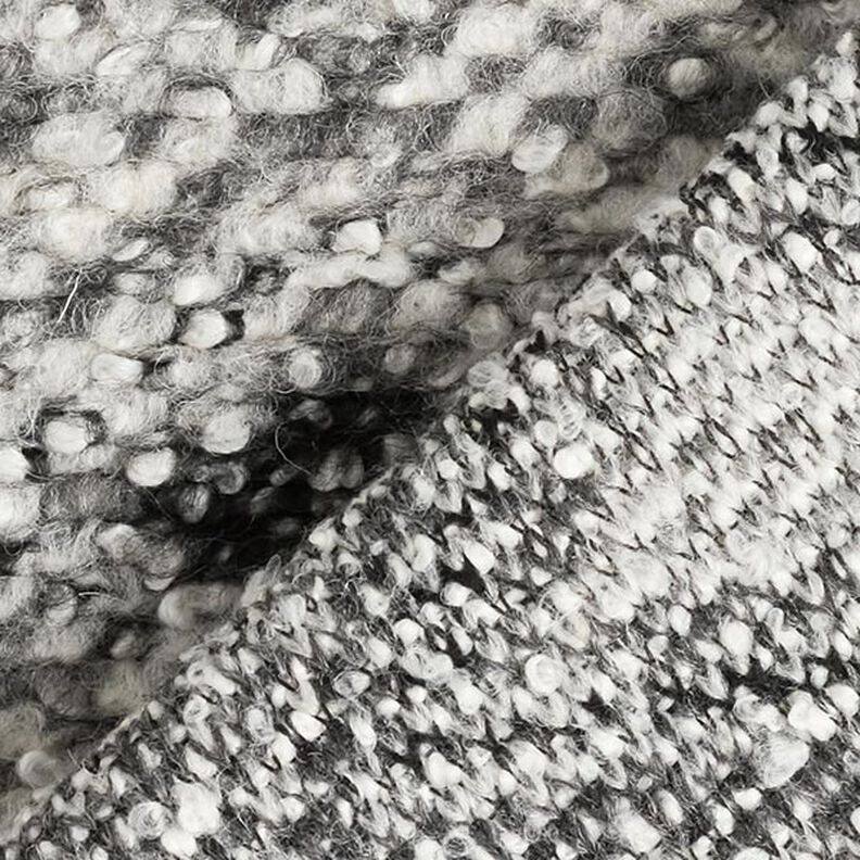 Large Diamonds Wool Blend Bouclé Knit – grey,  image number 4