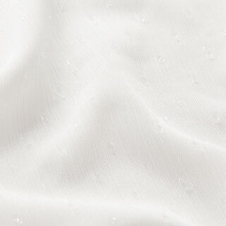 glittery dots chiffon – white, 