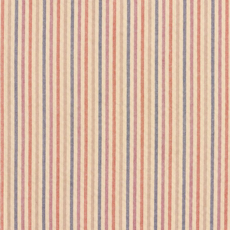 Seersucker colourful stripes – cashew/grape, image number 1