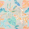Outdoor Fabric Canvas Tropical Leaves – coral,  thumbnail number 1