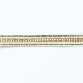 Ethnic Webbing [ 15 mm ] – offwhite/green, 