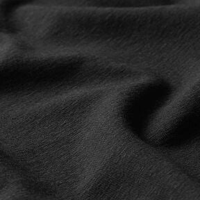 Plain Medium Cotton Jersey &ndash; black | Remnant 50cm, 