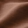 Linen fabric Ramie mix medium – chestnut,  thumbnail number 2