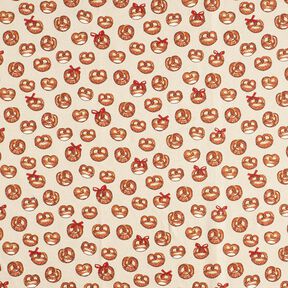 Decor Fabric Half Panama pretzels – brown/natural, 