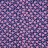 Cotton Poplin summer flowers| Poppy Fabrics – pink/indigo,  thumbnail number 1